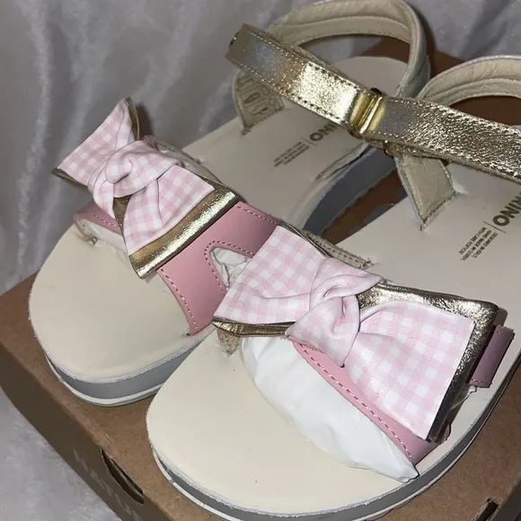 NATURINO SUMATRA Leather sandals in Pink