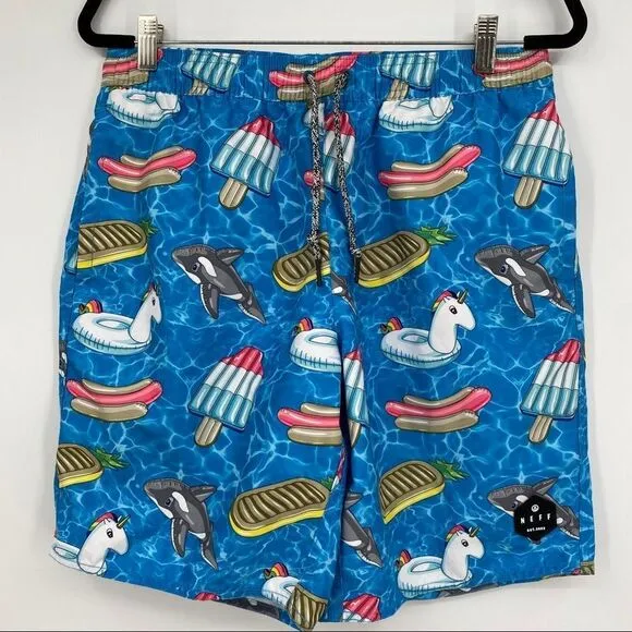 Neff Daily Hot Tub Pool Party Board Shorts Swim.
