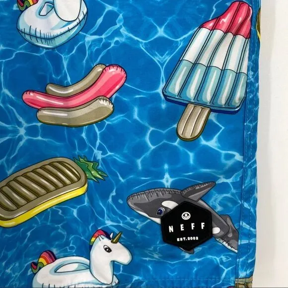 Neff Daily Hot Tub Pool Party Board Shorts Swim.