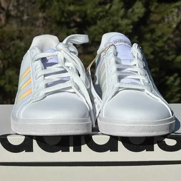 NEW Adidas Unisex Kids Grand Court 2.0 Low Casual Sneaker - Youth 12, 2, 3, 5