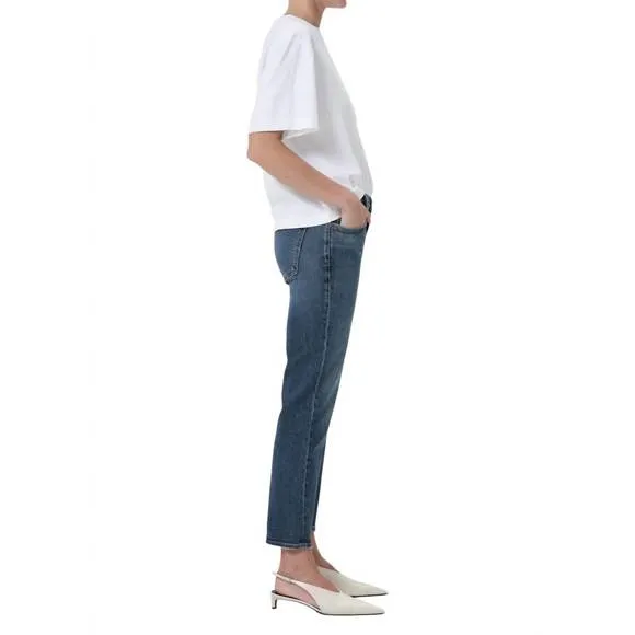 NEW AGOLDE kye mid-rise slim fit jeans in control