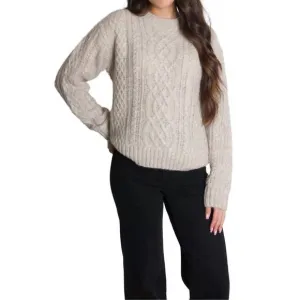 NEW ALEX MILL willow fisherman sweater in aspen