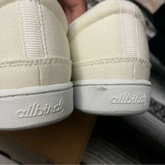 New Allbirds The Canvas Pacer Low-top Sneakers in Natural White Size 10