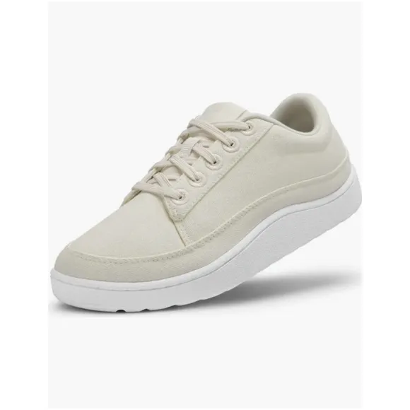 New Allbirds The Canvas Pacer Low-top Sneakers in Natural White Size 10