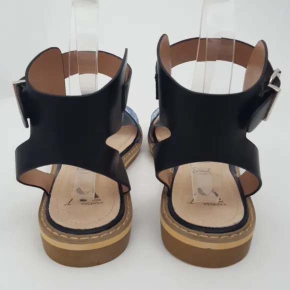 New Anthropologie Vanessa Wu leather sandals EU 40