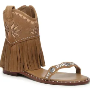 NEW ASH Leather Paquito Sandals  ANTELOPE for women 1065tn