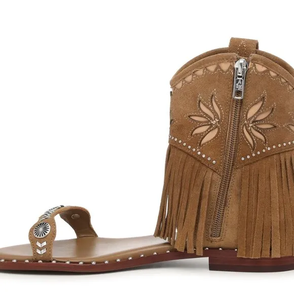 NEW ASH Leather Paquito Sandals  ANTELOPE for women 1065tn