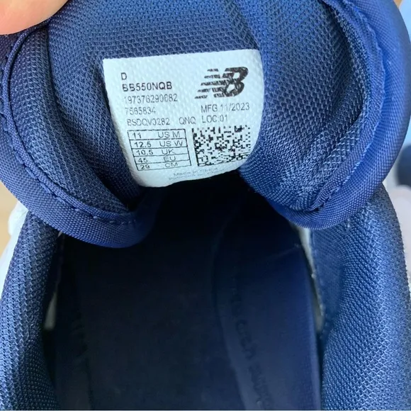 New Balance 550 Basketball Sneakers - Size 11