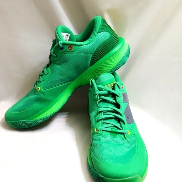 New Balance FuelCell Hesi Low Green Athletic Basketball Sneakers (m size 14)