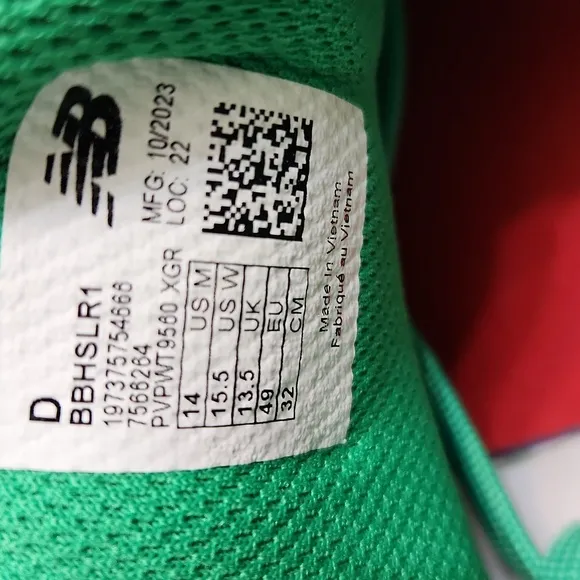New Balance FuelCell Hesi Low Green Athletic Basketball Sneakers (m size 14)