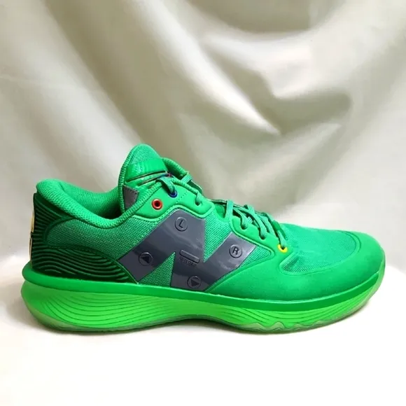 New Balance FuelCell Hesi Low Green Athletic Basketball Sneakers (m size 14)