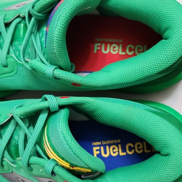 New Balance FuelCell Hesi Low Green Athletic Basketball Sneakers (m size 14)