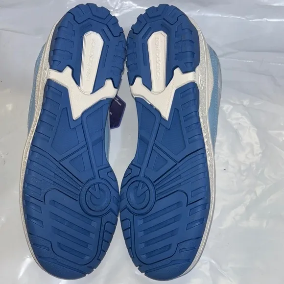 New Balance Unisex 550 Sneakers Basketball Casual Low Blue Vented Size 5.5