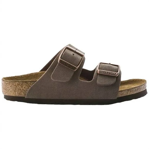NEW BIRKENSTOCK kids arizona birkibuc sandals in mocha