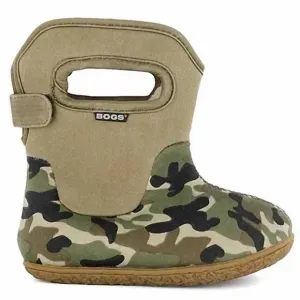 NEW BOGS kids baby bogs classic boots in olive/camo