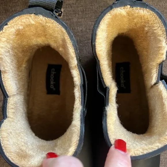 New Chooka Eastlake Waterproof Faux Fur Lined Chelsea Boot Women’s Size 6