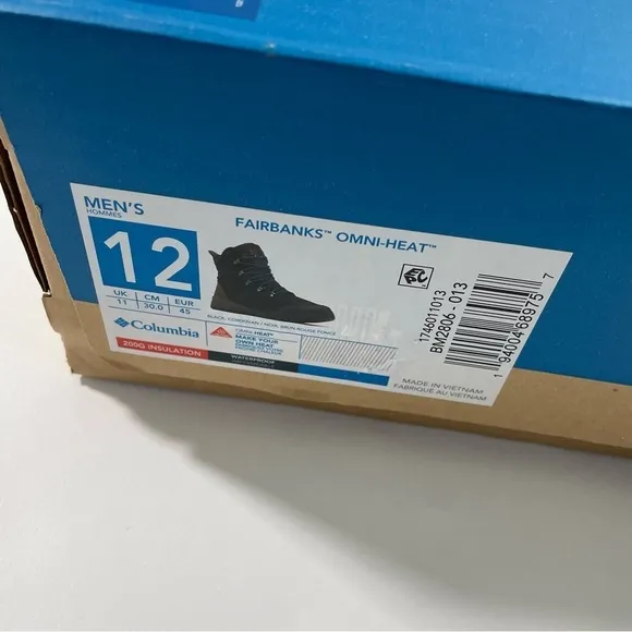 New Columbia Mens Fairbanks Omni Heat Boots Waterproof