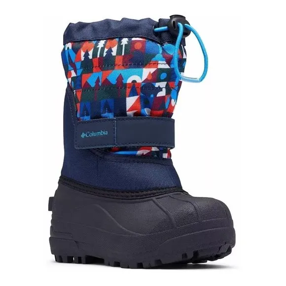 NEW!! Columbia Powderbug Plus‎ II Print Toddler Waterproof Winter Boots Size 5