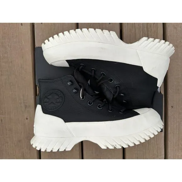 NEW Converse Unisex Waterproof Leather Lugged 2.0 Casual Sneaker - Womens 6.5