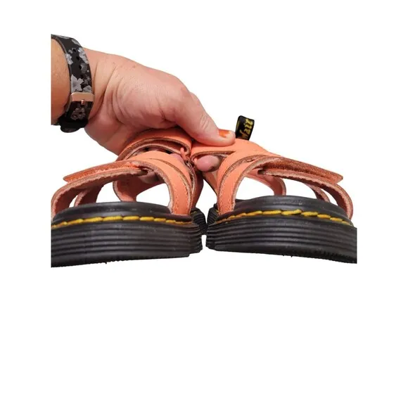 NEW! Doc Martens Klaire Youth Sandals Coral/Salmon Sandals Size 3