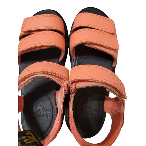 NEW! Doc Martens Klaire Youth Sandals Coral/Salmon Sandals Size 3