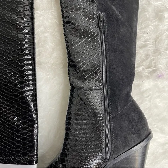 New DV Dolce Vita Jethro Over-The-Knee Boots In Black Size 8.5