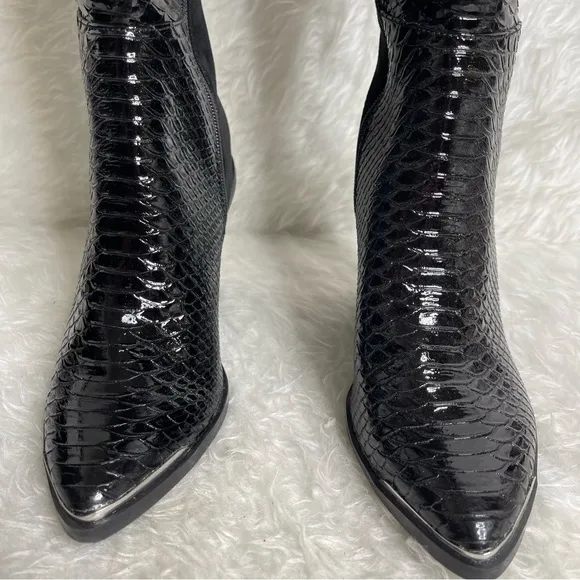 New DV Dolce Vita Jethro Over-The-Knee Boots In Black Size 8.5
