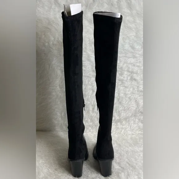 New DV Dolce Vita Jethro Over-The-Knee Boots In Black Size 8.5