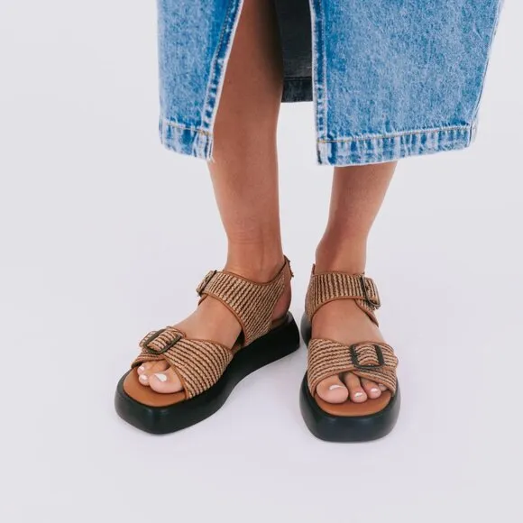 new FREE PEOPLE Mandi Weave Sandal (252)