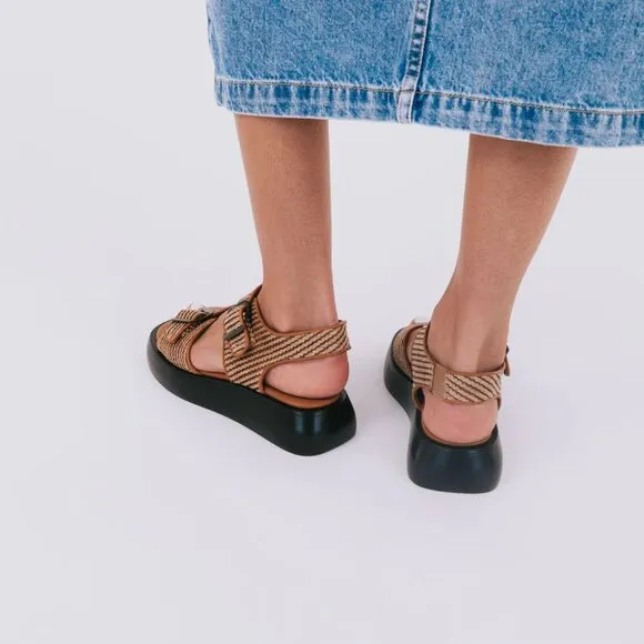 new FREE PEOPLE Mandi Weave Sandal (252)