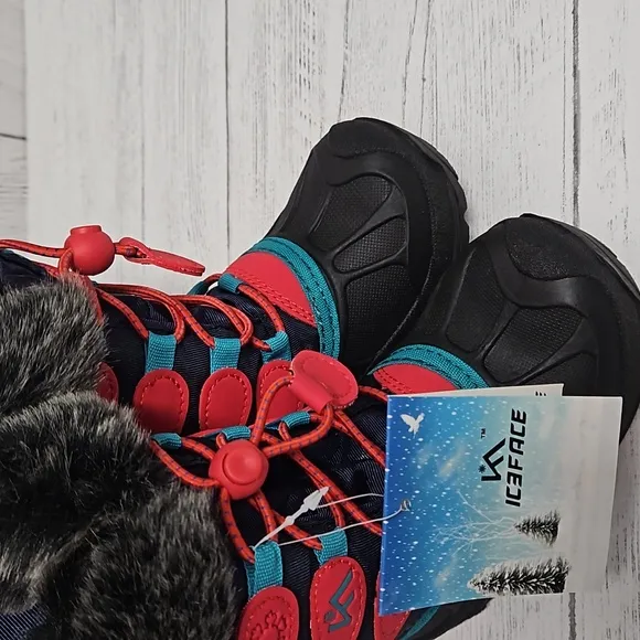 New, Ice face boys size 9  winter waterproof snow boots