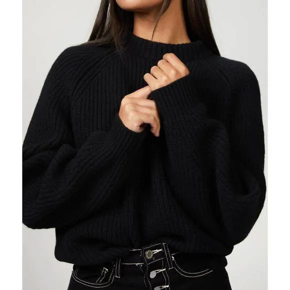 NEW IN THE MOOD FOR LOVE fifi sweater in black