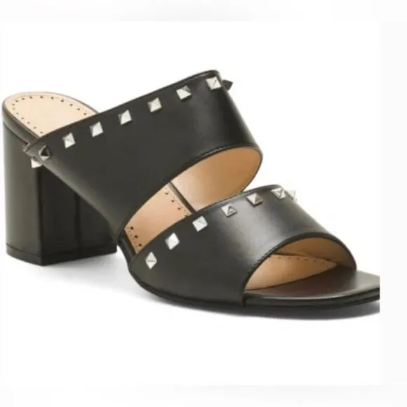 NEW in box! Sz 9.5 *Adrienne Vittadini* Rock Stud Heeled Sandals