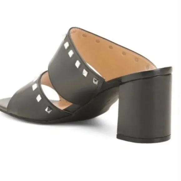 NEW in box! Sz 9.5 *Adrienne Vittadini* Rock Stud Heeled Sandals