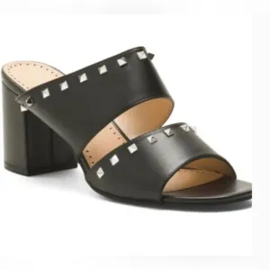 NEW in box! Sz 9.5 *Adrienne Vittadini* Rock Stud Heeled Sandals
