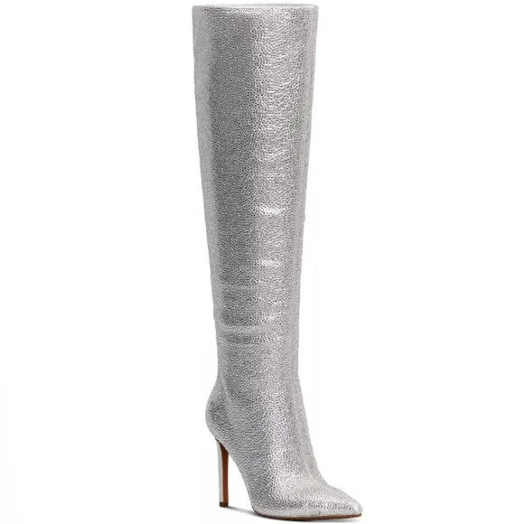 NEW INC Saveria Over the Knee Pointed Toe Stiletto Boots Size 6.5
