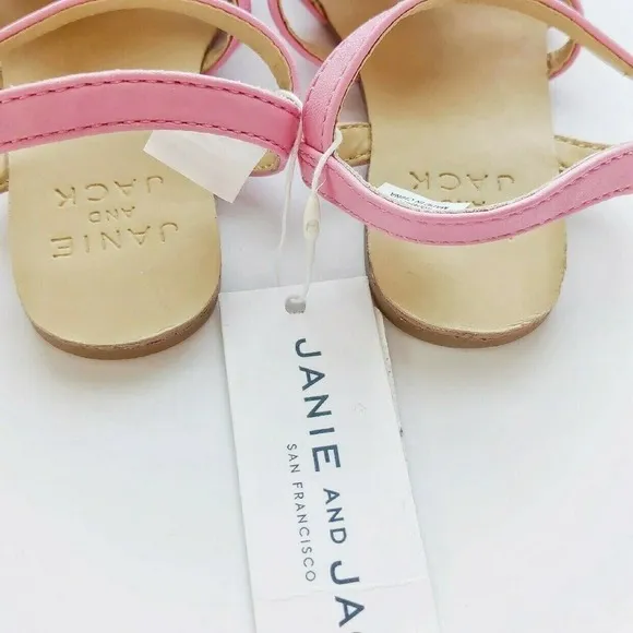 New Janie Jack Pink Sandals 7