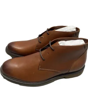 NEW JOHNSTON &amp; MURPHY Copeland Chukka Boots – Men's 10  Brown Oiled Leather –