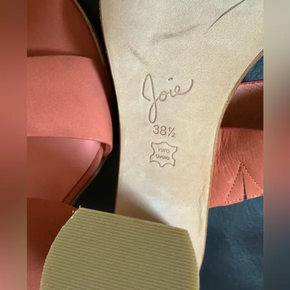 New Joie Brushed Leather Sandals