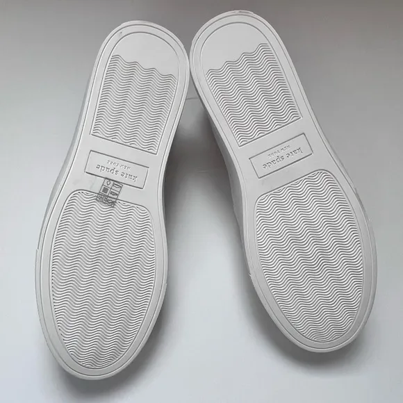 NEW KATE SPADE NEW YORK Andy Sneakers White Slip On  SZ-8