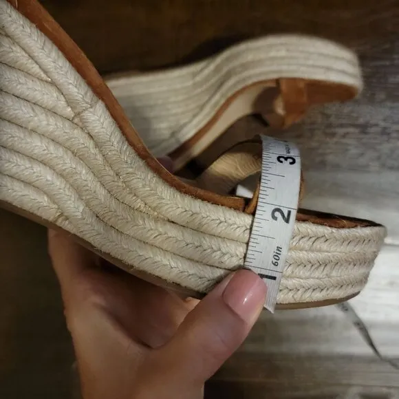 NEW L'Agence Elysee Espadrille Sandals Womens 9 Suede Luxury Chic Casual Summer