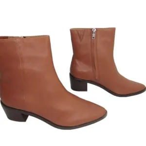 NEW MADEWELL Womens Pointy-Toe Chelsea Boots Size 11 Low-Heel Ankle Brown