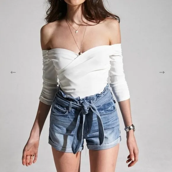 New McGuire Denim Fonda Denim Shorts