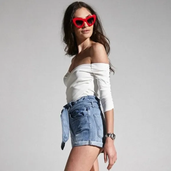 New McGuire Denim Fonda Denim Shorts