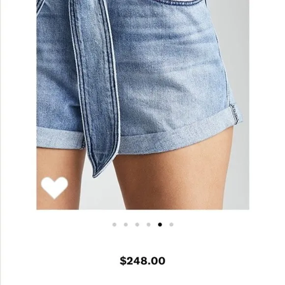 New McGuire Denim Fonda Denim Shorts