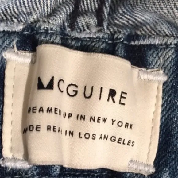New McGuire Denim Fonda Denim Shorts