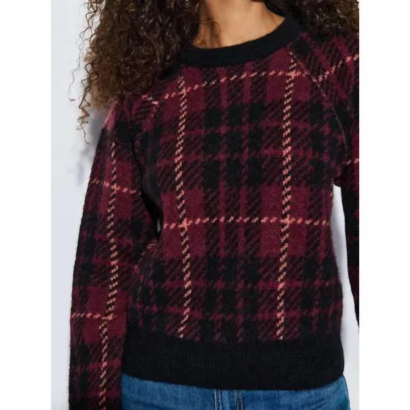 NEW NATION LTD brice plaid sweater in party plaid
