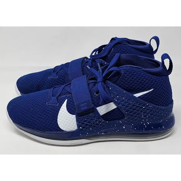 NEW!!! Nike Air Force Max 2 Men's Basketball Sneakers‎ Size 12.5 Game Blue