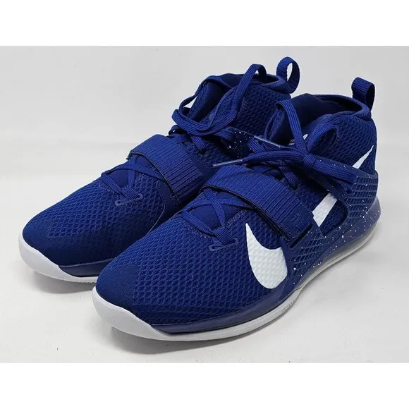 NEW!!! Nike Air Force Max 2 Men's Basketball Sneakers‎ Size 12.5 Game Blue