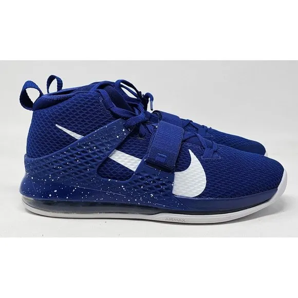 NEW!!! Nike Air Force Max 2 Men's Basketball Sneakers‎ Size 12.5 Game Blue